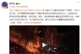广东肇庆山火已扑灭，暂无人员伤亡报告图片
