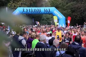 瑞士人拖家带口看洛桑马拉松图片