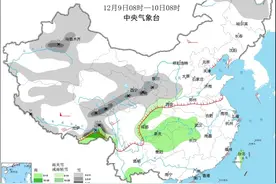 青海甘肃西藏等地有较强降雪 较强冷空气将影响我国图片