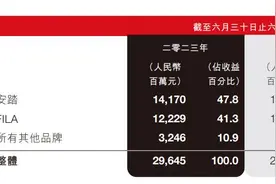 安踏集团2023年上半年收益296.5亿元，打造“多品牌管理+零售运营”商业模式图片