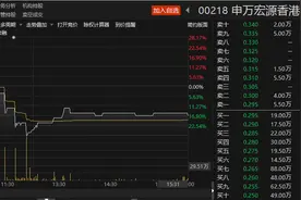 什么情况？申万宏源香港突现大跌，股价较历史高点已蒸发超95%图片