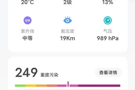 今春首场沙尘天气来了，济南空气达到重度污染图片
