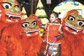 2024盏花灯打造“青龙不夜城”图片