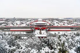 城事｜北京迎来龙年首场瑞雪，故宫红墙白瓦分外妖娆图片
