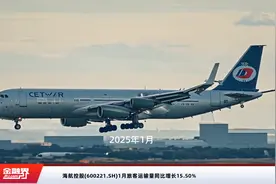 海航控股(600221.SH)1月旅客运输量同比增长15.50%视频封面