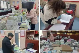 以“检”促优 以“查”促教——庐江县城西小学开展期末教学常规工作检查图片