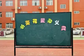 灞桥区江尹小学“小葵花”爱心义卖活动图片