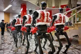 人形机器人扭秧歌，数千无人机放烟花，外媒点赞中国春晚高科技元素图片