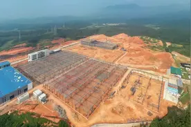 松溪县三和循环经济产业园标准化厂房建设如火如荼图片
