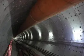 四川市域（郊）铁路成眉线工程首个盾构区间顺利贯通图片
