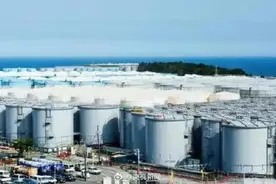 福岛核电站约25吨含放射性物质水泄漏图片