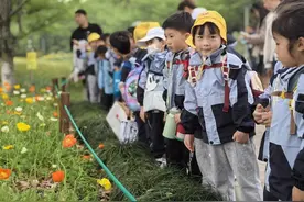 笑脸灿烂，绍兴的孩子沉浸在春光里图片