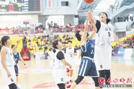 59比80不敌山东女篮，湖南女篮三大球运动会摘银图片
