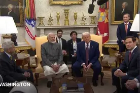 “印度打算放宽对华贸易和投资限制，向美国发出信号以对冲关税压力”图片