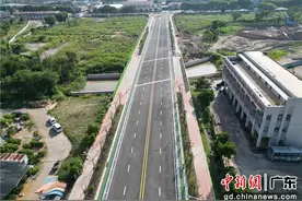 佛山映月湖二期南平东路桥梁工程正式通车图片