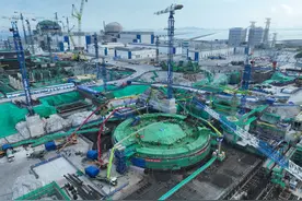 漳州核电4号机组核岛开工图片