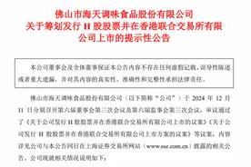 进一步推进全球化战略！海天味业拟赴港二次上市图片
