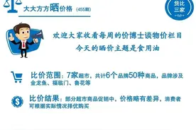 7家超市食用油大比价！看看哪家最实惠→图片