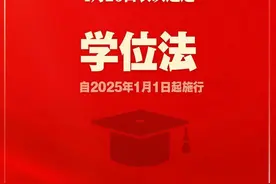 学位法通过2025年1月1日起施行 保障学位质量图片