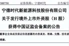 宁德时代赴港上市获证监会备案 拟募资加速海外产能布局图片