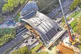 深圳“山海连城”计划首座标志性工程年底前竣工图片