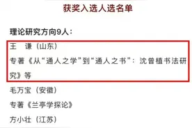 王谦获中国书法艺术最高奖“兰亭奖”！图片