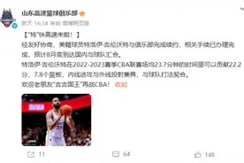 篮谈丨旧援重返！山东高速男篮与吉伦沃特完成续约图片