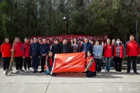 青“媒”植树绘春色，“光合成长”启新程图片