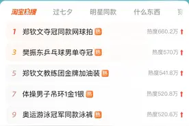 冠军同款网球拍成交量同比暴涨2000%！ 这个被安踏收购牌子能借势火起来吗？图片