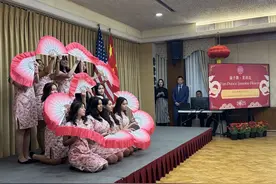 驻洛杉矶总领馆举办春节招待会图片