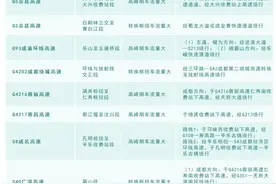 清明假期高速免费 这些易堵路段赶紧看过来图片