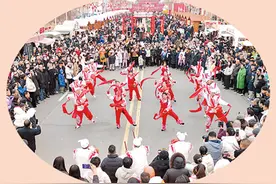 山东东营：庙会市集年味浓图片