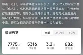 健康热搜榜丨52天婴儿喝蜂蜜水中毒进ICU！到底是哪出了问题？图片