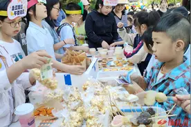 相约六·一美食，共享幸福童年  华都小学开展第一届美食节活动图片