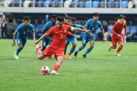 U23亚洲杯预选赛：中国国奥队险胜印度保留出线希望图片