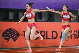 男女百米混合接力首次亮相国际大赛，陈冠锋：……图片