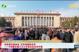 向新而行勇争先 打开发展新天地——十四届全国人大三次会议在北京开幕图片