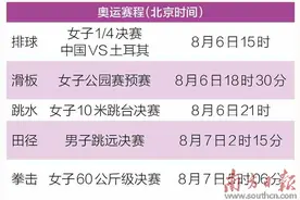奥运赛程（北京时间）图片