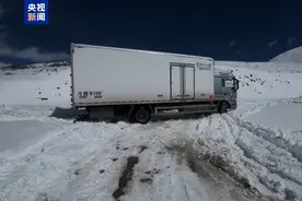 受降雪影响 青海部分路段实施交通管制图片