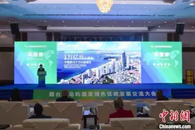 “烟台—岛屿国家绿色低碳发展交流大会”召开图片