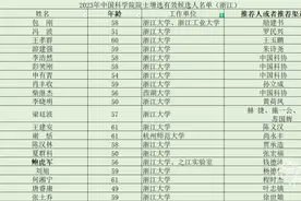 2023年两院院士增选有效候选人名单公布，浙江39人入选，浙大占31人图片