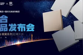 公牛集团和兄弟装饰集团联合首发“G61蝶翼”系列超薄开关图片