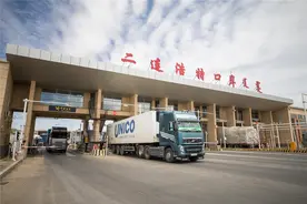 开门红！二连浩特口岸2025年首月货运量创新高图片