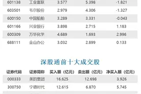 北向资金净买入166.03亿元，宁德时代、北方华创等获加仓图片