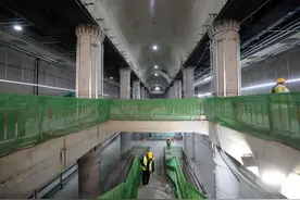 1.15公里施工线 布设2000多个监测点防沉降图片