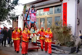锦绣中国年｜皖南古村三阳“打秋千”迎新春图片