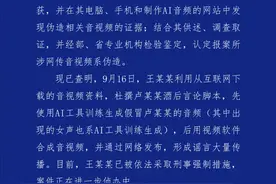 警方通报“三只羊卢某某录音事件”：为AI伪造，王某某被抓图片