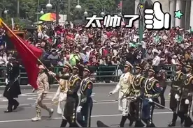 帅！中国三军仪仗队亮相墨西哥阅兵式图片