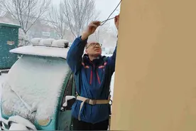 滨州联通：大雪纷飞抢修故障 真诚服务感动客户图片