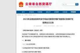 云南也要拍两处锂矿探矿权！竞拍环节新增暂停追加保证金要求图片